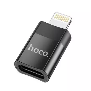 Переходник Hoco (UA17) Type-C на Lightning (Black)