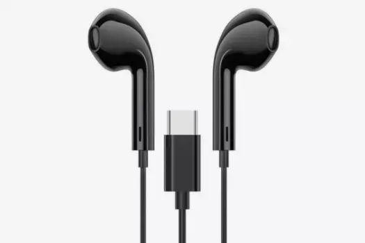 Проводная стерео-гарнитура Hoco M101 Crystal joy Type-C (черный)