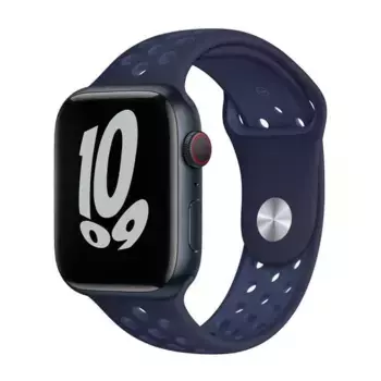 Ремешок Apple для Watch 45mm Midnight Navy/Mystic Navy Nike Sport Band