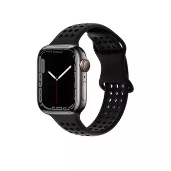 Ремешок Hoco WA08 Flexible для Apple Watch 42/44/45/49mm силикон (черный)