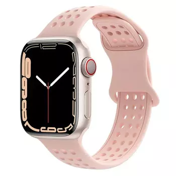 Ремешок Hoco WA08 Flexible для Apple Watch 42/44/45/49mm силикон (розовый песок)
