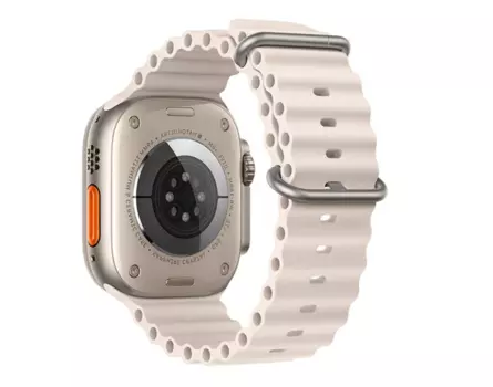 Ремешок Hoco WA12 Original Marine double buckle для Apple Watch 42/44/45/49mm силикон (белый)