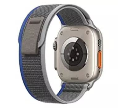 Ремешок Mutural Watch Band Wild Patch Loop Series для Apple Watch 38/40/41mm (Blue/Grey)