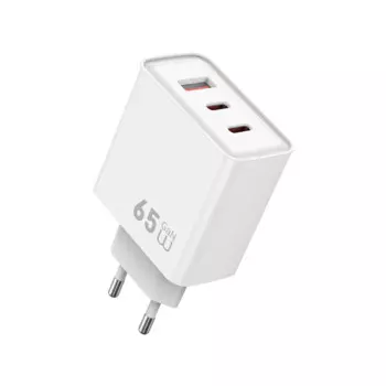 Сетевое зарядное устройство WIWU Essen 65W USB/2xUSB-C (Wi-G005) (белый)