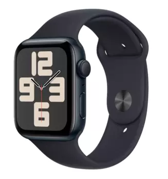 Смарт-часы Apple Watch SE (2024) 40mm Midnight Aluminium Case with Midnight Sport Band (S/M)