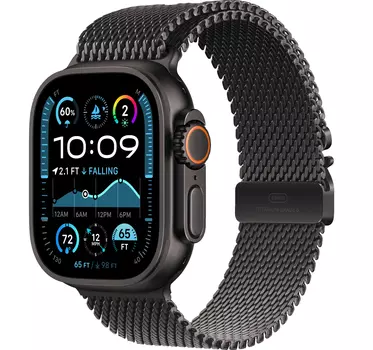 Смарт-часы Apple Watch Ultra 2 (2024) 49mm Black Titanium Case with Black Titanium Milanese Loop (M)