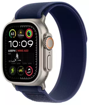 Смарт-часы Apple Watch Ultra 2 (2024) 49mm Natural Titanium Case with Blue Trail Loop (M/L)