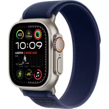 Смарт-часы Apple Watch Ultra 2 (2024) 49mm Natural Titanium Case with Blue Trail Loop (S/M)