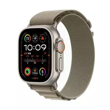 Смарт-часы Apple Watch Ultra 2 49 mm Titanium Case Olive Alpine Loop (S)