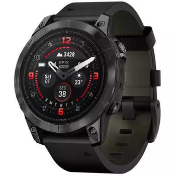 Смарт-часы Garmin Epix 2 Sapphire Black/Titanium DLC with Black Band