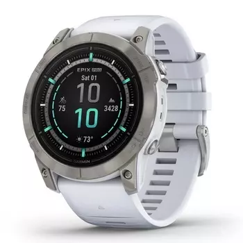 Смарт-часы Garmin Epix Pro Gen 2 Sapphire White 51mm (010-02804-11)