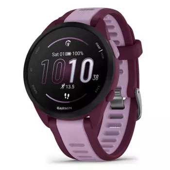 Смарт-часы Garmin Forerunner 165 Music Berry Bezel with Lilac Silicone Band (010-02863-33