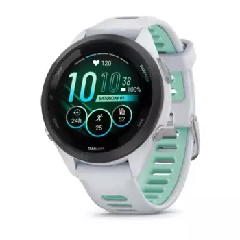Смарт-часы Garmin Forerunner 265S Black Bezel with Whitestone Case and Whitestone/Neo Tropic Silicone Band