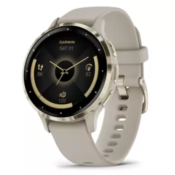 Смарт-часы Garmin Venu 3s Soft Gold French Gray Silicone (010-02785-02)