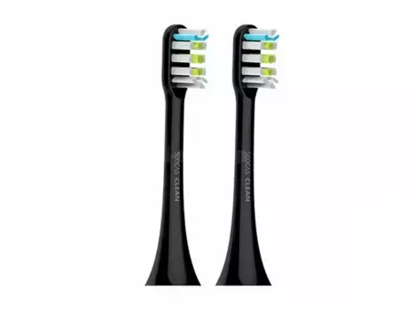 Сменные насадки Xiaomi для зубной щетки Soocas X3 2шт (черный)