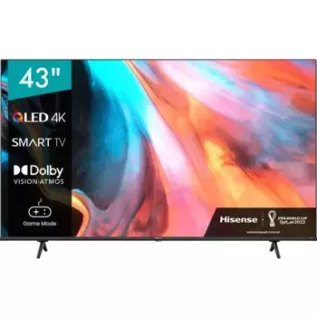 Телевизор Hisense QLED 4K 43" (43E7HQ) (Черный)