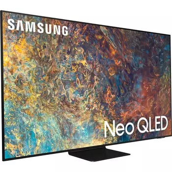 Телевизор Samsung 4K 55" (QE55QN90CAUXRU) (Серебристый)