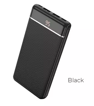 Универсальный внешний аккумулятор Hoco J59 Famous 10000mAh 2A Micro USB/Type-C/Lightning (черный)