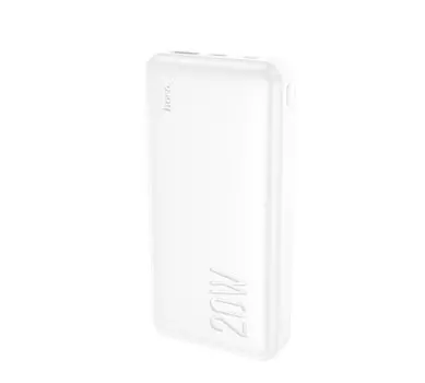 Универсальный внешний аккумулятор Hoco J87A Tacker 20000mAh PD20W+QC3.0 USB/Type-C LED-дисплей (белый)