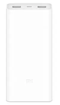 Универсальный внешний аккумулятор Xiaomi Mi Power Bank 2С 20000 mAh пластик (белый) PLM06ZM