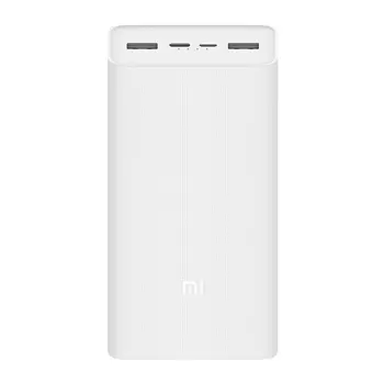 Универсальный внешний аккумулятор Xiaomi Mi Power Bank 3 30000 mAh (PB3018ZM) (белый)
