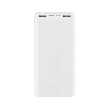 Универсальный внешний аккумулятор Xiaomi Mi Power Bank 3 20000 mAh (PLM18ZM) (белый)