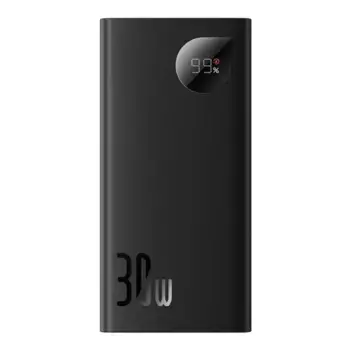 Внешний аккумулятор Baseus Adaman2 Digital Display Fast Charge 10000mAh 30W (черный) (PPADM2-10)