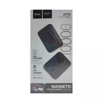 Внешний аккумулятор Hoco J117А Esteem magnetic 10000mAh Type-C (черный)