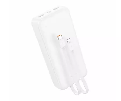 Внешний аккумулятор Hoco J118A Speed energy 20000mAh 2хUSB/Type-C/MicroUSB/кабель Lightning + Type-C (черный)