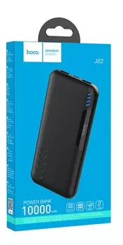 Внешний аккумулятор Hoco J82 Easylink 10000mAh USB/MicroUSB/Type-C/2хUSB (черный)