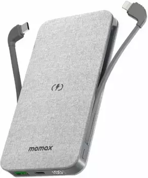 Внешний аккумулятор Momax Q.Power Touch 2 MagSafe 10000mAh 15W (серый) (IP112MFIA)