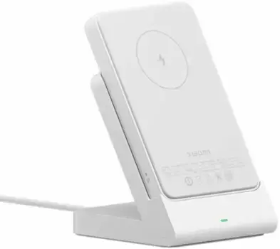 Внешний аккумулятор с подставкой Xiaomi Mi Power Bank Magnetic Wireless Magsafe 5000mAh (P05ZM) (белый)