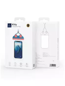 Водонепроницаемый чехол Wiwu Aqua Waterproof Bag для смартфона универсальный (голубой)