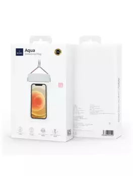 Водонепроницаемый чехол Wiwu Kitty Waterproof Bag для смартфона универсальный (розовый)