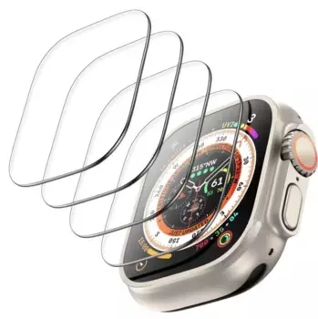 Защитная пленка WiWU (Wi-JD107) для Apple Watch 49mm (черная рамка)