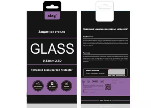 Защитное стекло Ainy 9H 0.33mm для Sony Xperia Z1 прозрачное антибликовое