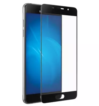 Защитное стекло Ainy Full Screen 9H 0.33mm для Samsung Galaxy A7 (2016) SM-A710 (черная рамка)