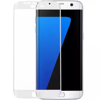 Защитное стекло Glass PRO (3D) Screen для Samsung Galaxy S7 Edge (SM-G935) цветное (белая рамка)