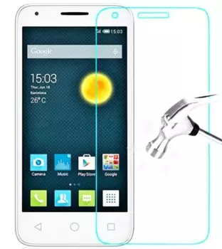 Защитное стекло Glass PRO для Alcatel PIXI 3(4.5) (5017D/5017X/4027D/4027) (прозрачное антибликовое)