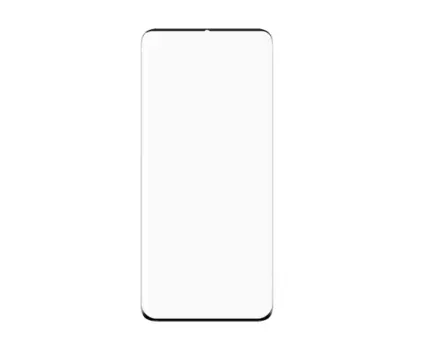 Защитное стекло Glass PRO для Samsung Galaxy S21 FE цветное (черная рамка)