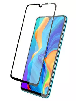 Защитное стекло Glass PRO (Full Cover) Screen для Huawei P30 цветное (черная рамка)