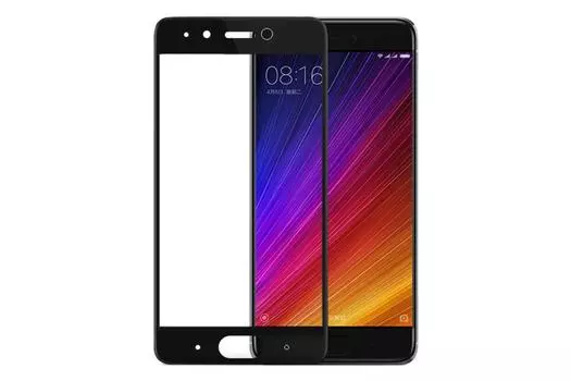 Защитное стекло Glass PRO (Full) Screen для Xiaomi Mi5S цветное (черная рамка)