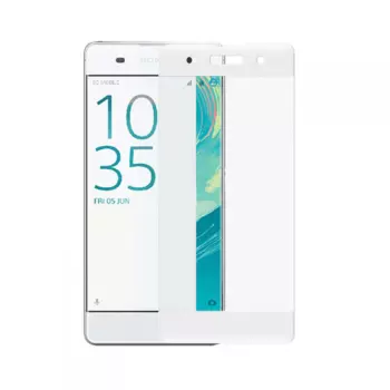 Защитное стекло Glass PRO (Full) Screen для Sony Xperia XA (F3111/F311) цветное (белая рамка)
