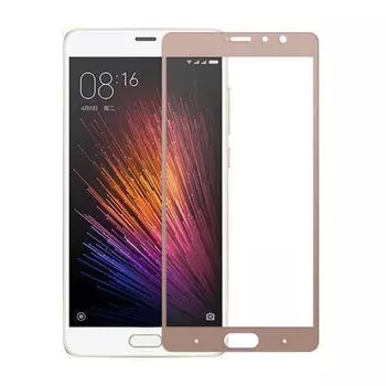 Защитное стекло Glass PRO (Full) Screen для Xiaomi Redmi Pro цветное (золотая рамка)