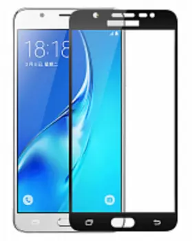 Защитное стекло Glass PRO (Full) Screen для Samsung Galaxy J5 (2016) SM-J510 цветное (черная рамка)