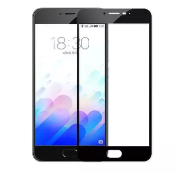 Защитное стекло Glass PRO (Full) Screen для Meizu U20 цветное (черная рамка)