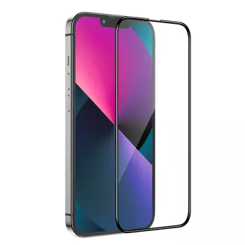 Защитное стекло Hoco Tempered Glass 9H для Apple iPhone 13 Pro Max цветное (черный)