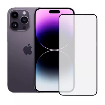 Защитное стекло Remax Tempered Glass 3D 9H для Apple iPhone 14 Pro Max цветное (черный)