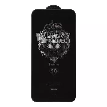 Защитное стекло Remax Tempered Glass 3D 9H для Apple iPhone 12 Mini цветное (черная рамка)