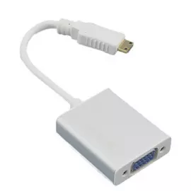 Адаптер Baseus Mini HDMI на VGA 15 см (серебристый)